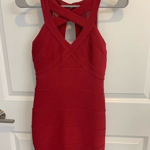 Burgundy Dress